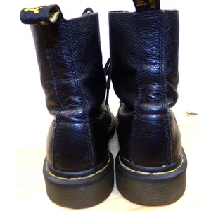 Dr Martens 1460 Pascal Boots Womens Black Size 7 Pebbled Leather Lace Up Combat thumbnail 4