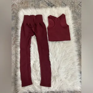Free People SET WINE RED thumbnail 2