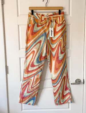 Nwt Wild West 603 Wave Jean Rainbow Energy thumbnail 3