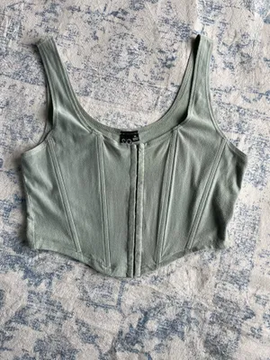 Windsor Light green corset top thumbnail 3