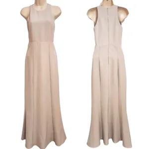 NWT Show Me Your Mumu SMYM Womens Size Small Taupe Chicago High Neck Gown NEW thumbnail 6
