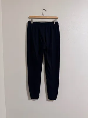 Nike Black Jogger Pants with White Swoosh thumbnail 3