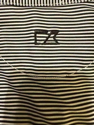 Cutter & Buck Striped Women 1/3 Zip LS CB Drytec Pullover Athletic Shirt -Med thumbnail 4