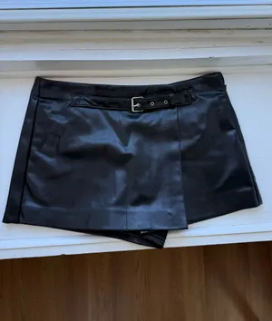 ZARA Leather Skort thumbnail 2