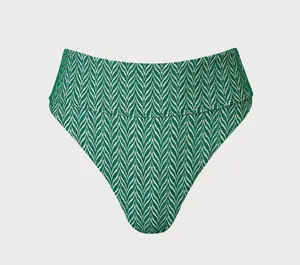Berlook Geometric Textured Underwire Bikini SET 14 Green Size L thumbnail 11