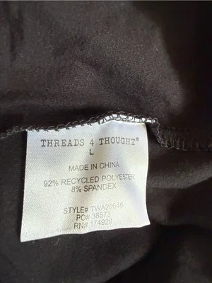 Threads 4 Thought Leira Luxe Jersey Tank Black Large NWT STITCH FIX thumbnail 10
