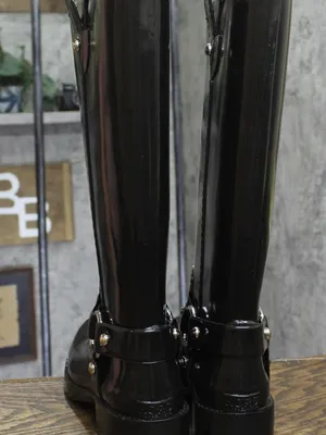 NWT Michael Michael Kors Womens Stormy Rain Boot Harness 40F2STFB5Q Black 8M thumbnail 10