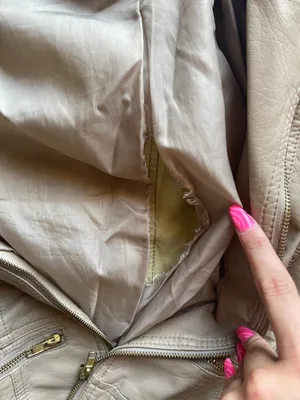 Charlotte Russe Tan Leather Jacket thumbnail 3