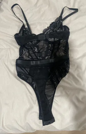 Thrifted Lingerie Black Size XS thumbnail 1