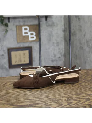 NWT A New Day Womens Twiggy Multi Buckle Mini Heel Flats 94303759 Brown 8M thumbnail 9