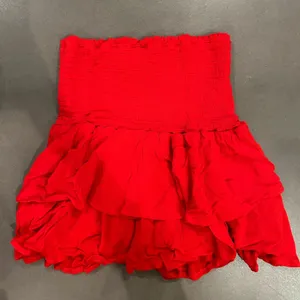 Meshki red skort size small thumbnail 1