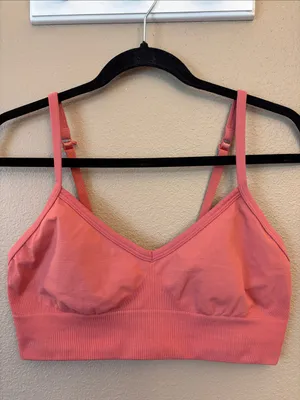 lululemon athletica 10 Rose Mauve Convertible Racerback Light Support Sports Bra thumbnail 5