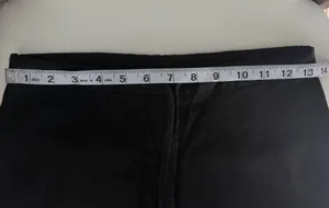 Black Women’s Linen Blend Cropped Pants Size XS thumbnail 6