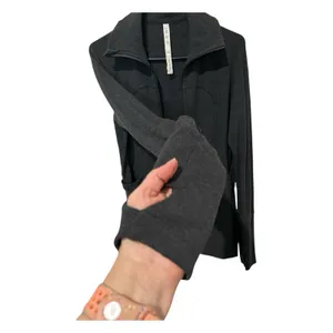 Lululemon Jacket Size 8 High collar, thumbholes, and signature logo thumbnail 8