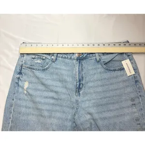 Aeropostale Low Rise Baggy Distressed Light Wash Jeans 18R Y2K Skater Jeans thumbnail 3