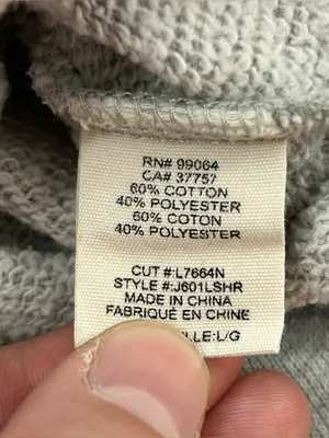 Billabong Surfer Skater Light Gray Round Neck Pullover Sweatshirt Women’s L thumbnail 7