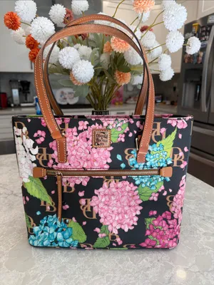Dooney & Bourke Hydrangea Monogram Miller Shopper Tote thumbnail 1