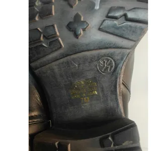 Black Moto leather Boots by Enzo Angioloni sz 7 thumbnail 7