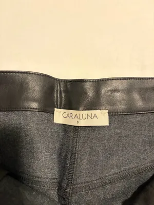 Caraluna black leather pants thumbnail 4