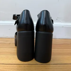 Free People Black Gwen Platform Mary Janes Size 38 (US 8) thumbnail 8