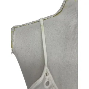Maaji White Eyelet Spaghetti Strap Swim Cover-Up Dress Size S‎ thumbnail 5