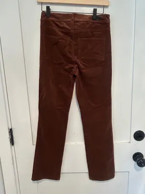 Paige Cindy High-Rise Straight Corduroy Pants size 25 NWT thumbnail 4