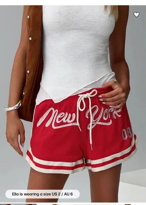 Princess Polly New York Shorts Red thumbnail 1