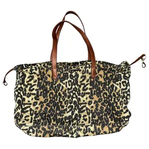 Rebecca Minkoff Leopard Print Cotton Large Tote Bag thumbnail 1