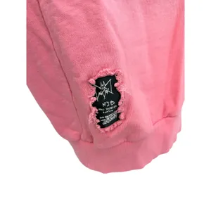 Von Dutch MJB Pink Hoodie Embroidered Logo Patch Y2K Streetwear Size Medium‎ thumbnail 6