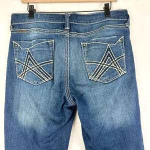 Ariat Women's Boot Cut Jeans Size 31 Western Contrast Stitch Rodeo Mid Rise thumbnail 6