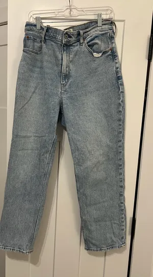 Abercrombie Jeans Ankle Straight Ultra High-Rise thumbnail 1
