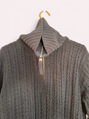 Aerie Cable Car Quarter Zip Sweater thumbnail 10