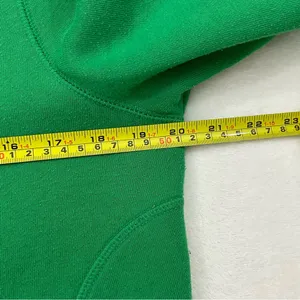Retro Sport Green Bay Packers Football Green Full Zip Hoodie Sweatshirt Womens L thumbnail 8