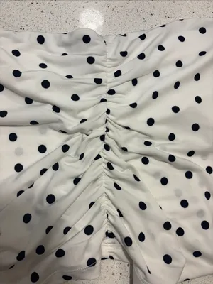 Wild Fable Polka Dot Strapless Tube Top thumbnail 4
