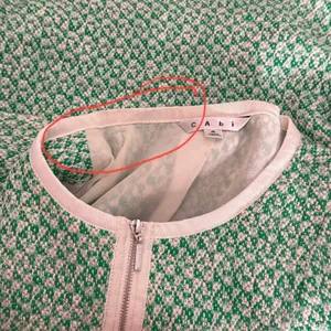 Cabi Woven Knit Full Zip Cardigan‎ Green Sweater Womens 4 Office Career Preppy thumbnail 10