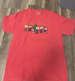 Comfort Colors Peanuts Red TShirt thumbnail 1
