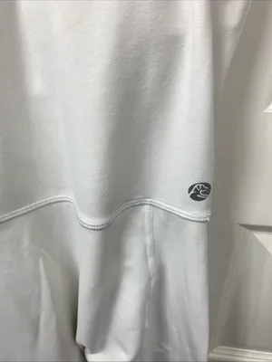 Rhoback Everyday Active Dress Womens XS White Racerback Built-in Bra Athletic thumbnail 2
