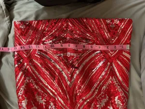 Red sequin Party Mini dress size 0 thumbnail 5