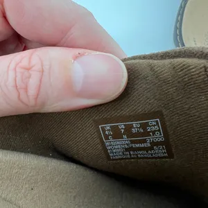 Clarks Women 7 Laurieann Strap Clog Taupe Brown Suede Slip On Casual Lightweight thumbnail 5