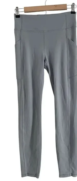 Lululemon Athletica Light Gray Leggings EUC thumbnail 1
