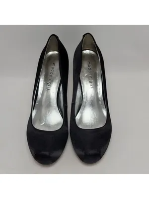 Madden Girl Getta Rhinestone Embellished Heel Pump Shoe Size 7 Black thumbnail 3