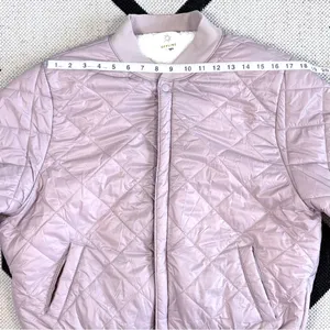 OFFLINE By Aerie Diamond Quilted Sherpa Lined Puffer Bomber Jacket XL thumbnail 7