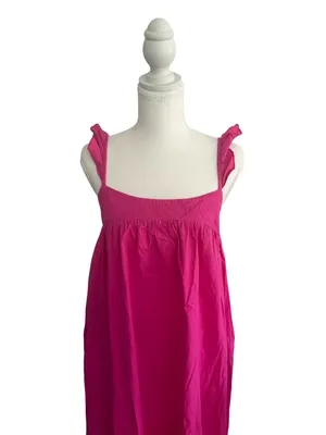 SHOW ME YOUR MUMU Pink Smocked Maxi Sundress Size XS thumbnail 3