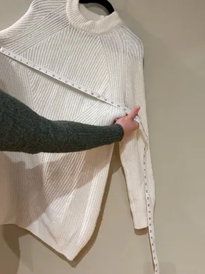 H&M White Knit Long Sleeve Sweater Dress thumbnail 5