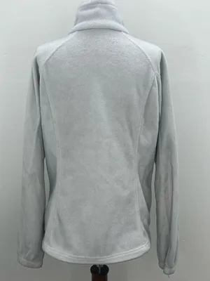Columbia Sportswear Womens Gray Fleece Full Zip Active Outdoors Jacket Medium thumbnail 4