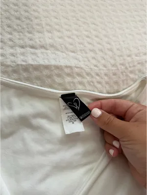 White Cutout Short Sleeve thumbnail 4