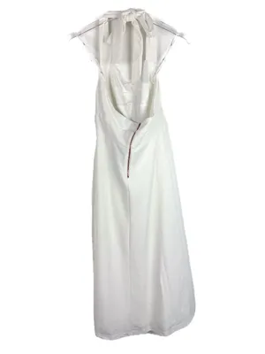 NWT Lulus This is Bliss White Halter Midi Dress Size Small S NEW thumbnail 7