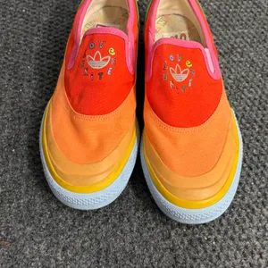 Adidas Love Unites Nizza Slip-On Pride Rainbow Sneakers GW2421 Mens 5 Womens 6 thumbnail 2