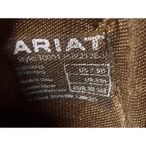 ARIAT Ladies Cowgirl Western Boot Brown distressed Leather Sz 7.5 thumbnail 14