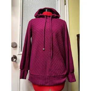 Nine West XSmall Small women hoodie shirt purple pink women thumbnail 2